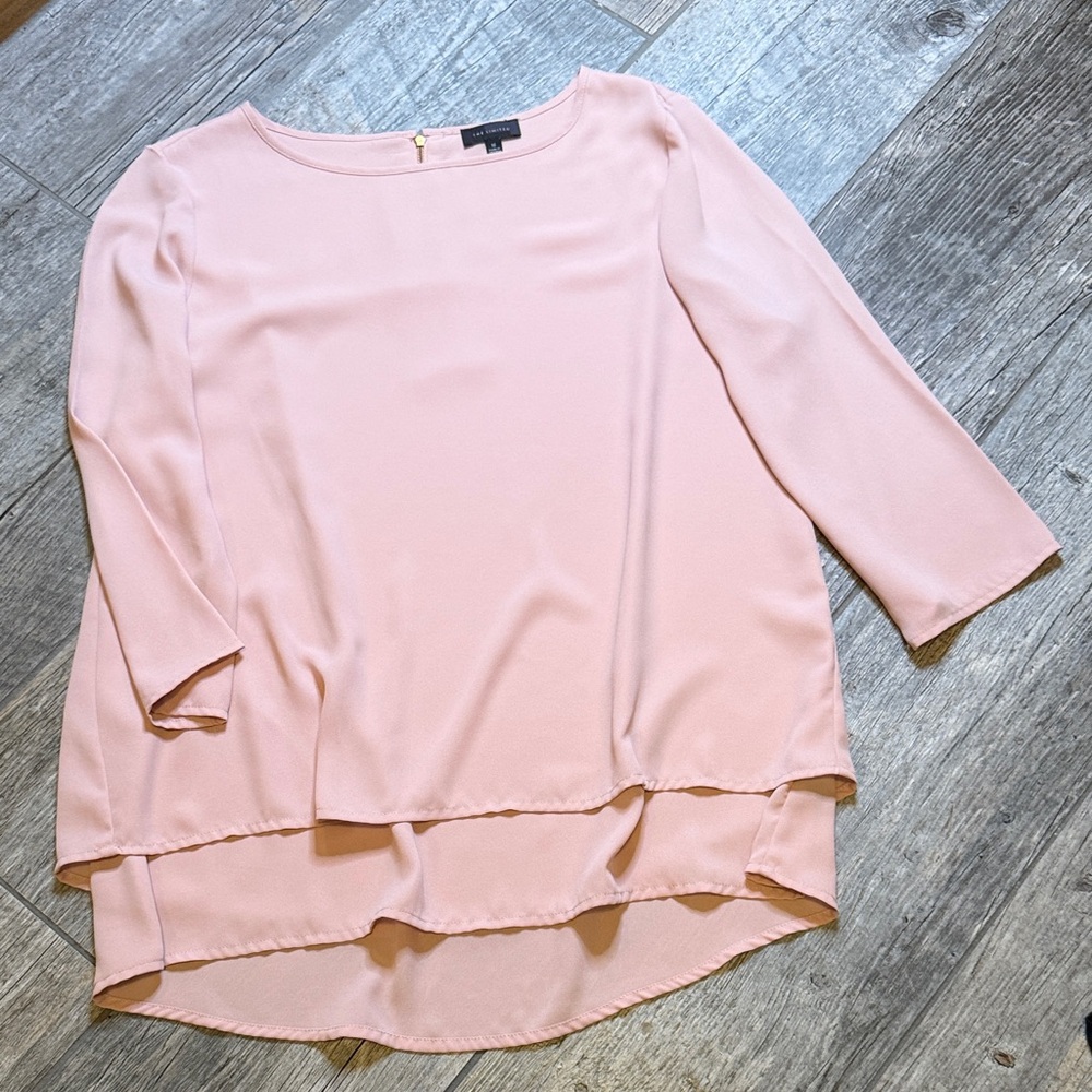 The Limited Soft Pink Layered Blouse